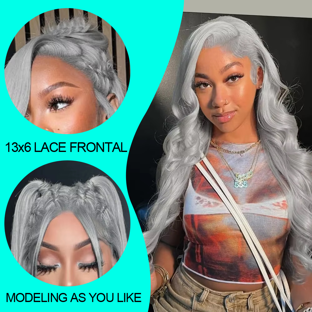 Cosplay Body Wave Silver Grey  - Eyelash Extension Natural Look review and price