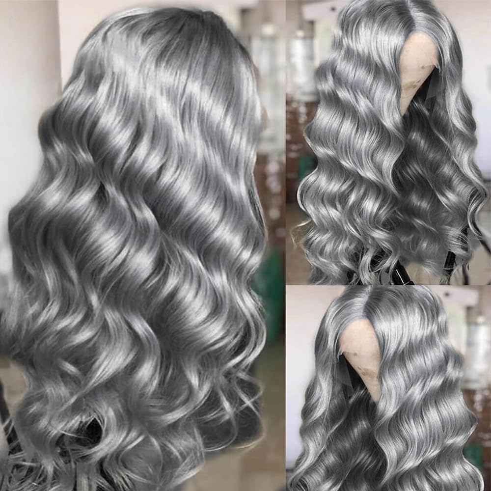 Cosplay Body Wave Silver Grey  - Eyelash Extension Natural Look review and price